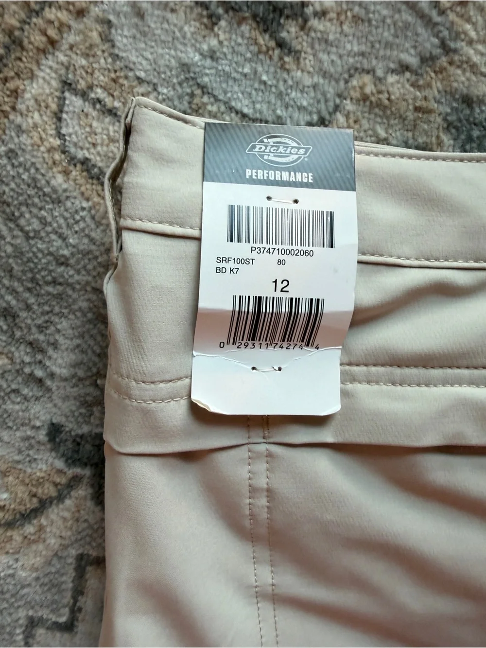 Women’s Dickies Performance Stretch Shorts - Light Beige